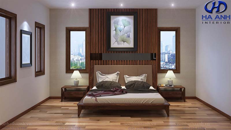 mẫu giường ngủ theo phong cách hiện đại