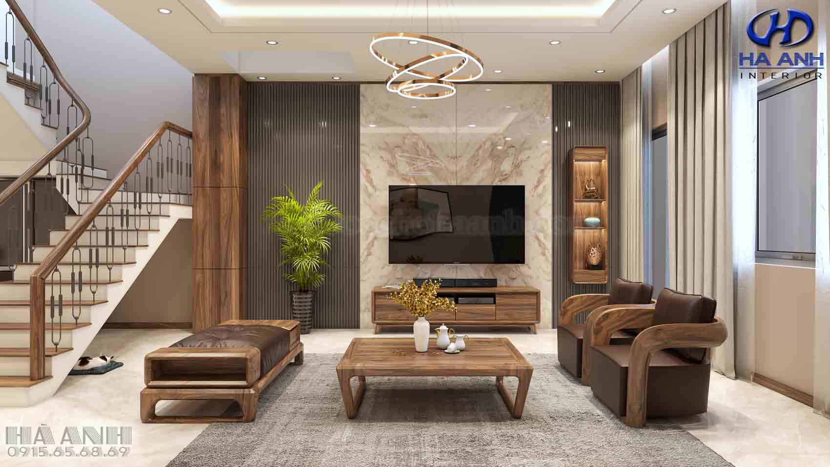 Các mẫu sofa hiện đại và sang trọng từ gỗ óc chó