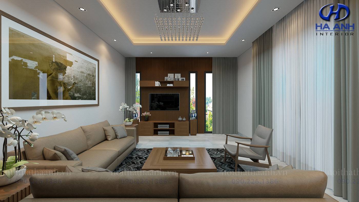 Công trình thiết kế nội thất hà ở tại Hòa Bình