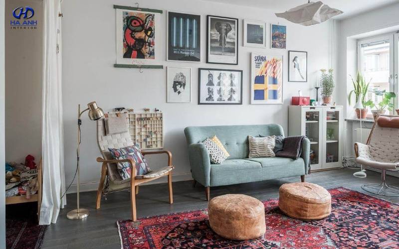 phong cách vintage thiết kế phòng ngủ